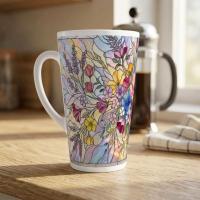 Latte 17oz Ceramic Mug - Coffee or Tea Cup, Extra Tall