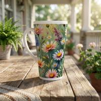 Latte 17oz Ceramic Mug - Coffee or Tea Cup, Extra Tall