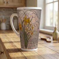 Latte 17oz Ceramic Mug - Coffee or Tea Cup, Extra Tall