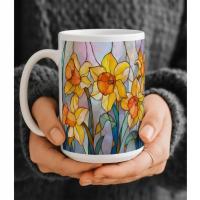 Floral Cups -  Large and Small Ceramic Mugs