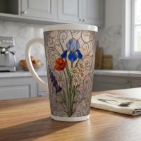 Latte 17oz Ceramic Mug - Coffee or Tea Cup, Extra Tall