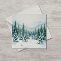 Christmas Gift Cards, Large Note Card, Money Card