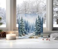 Christmas Gift Cards, Large Note Card, Money Card