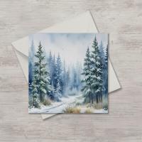Christmas Gift Cards, Large Note Card, Money Card