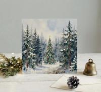 Christmas Gift Cards, Large Note Card, Money Card