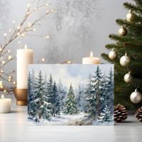 Christmas Gift Cards, Large Note Card, Money Card