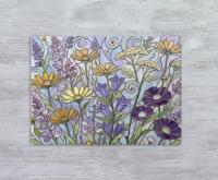 Flowers - Original Art Card - Single Card or Bulk 10 Pack of Gift Cards
