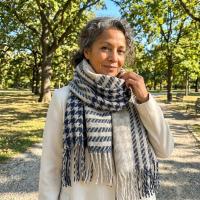 Winter Scarf, Unisex Wide Scarf, Blanket Shawl, Wrap