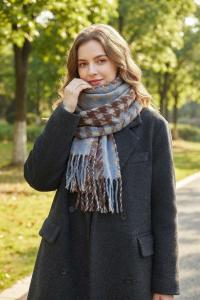 Winter Scarf, Unisex Wide Scarf, Blanket Shawl, Wrap