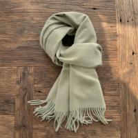 Sage Green Blanket Shawl - Thick Pashmina - Super Soft Wrap