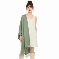 Sage Green Blanket Shawl - Thick Pashmina - Super Soft Wrap