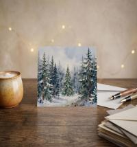 Christmas Gift Cards, Large Note Card, Money Card