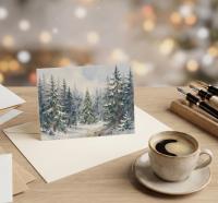 Christmas Gift Cards, Large Note Card, Money Card