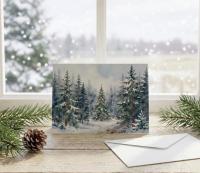 Christmas Gift Cards, Large Note Card, Money Card