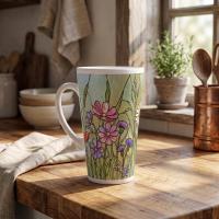 Latte 17oz Ceramic Mug - Coffee or Tea Cup, Extra Tall