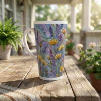 Latte 17oz Ceramic Mug - Coffee or Tea Cup, Extra Tall
