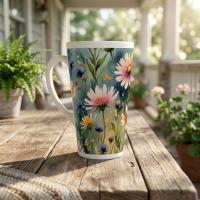Latte 17oz Ceramic Mug - Coffee or Tea Cup, Extra Tall