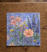 Flowers - Original Art Card - Single Card or Bulk 10 Pack of Gift Cards
