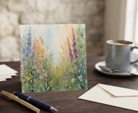 Flowers - Original Art Card - Single Card or Bulk 10 Pack of Gift Cards