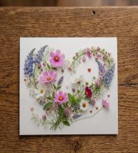 Flowers - Original Art Card - Single Card or Bulk 10 Pack of Gift Cards