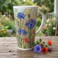 Latte 17oz Ceramic Mug - Coffee or Tea Cup, Extra Tall