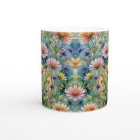 Floral Cups -  Large and Small Ceramic Mugs