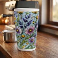 Latte 17oz Ceramic Mug - Coffee or Tea Cup, Extra Tall