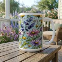 Floral Cups -  Large and Small Ceramic Mugs