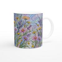 Floral Cups -  Large and Small Ceramic Mugs