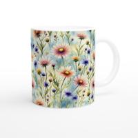 Floral Cups -  Large and Small Ceramic Mugs