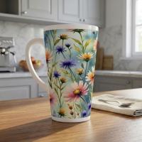 Latte 17oz Ceramic Mug - Coffee or Tea Cup, Extra Tall