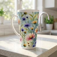 Latte 17oz Ceramic Mug - Coffee or Tea Cup, Extra Tall