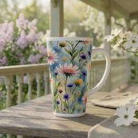 Latte 17oz Ceramic Mug - Coffee or Tea Cup, Extra Tall