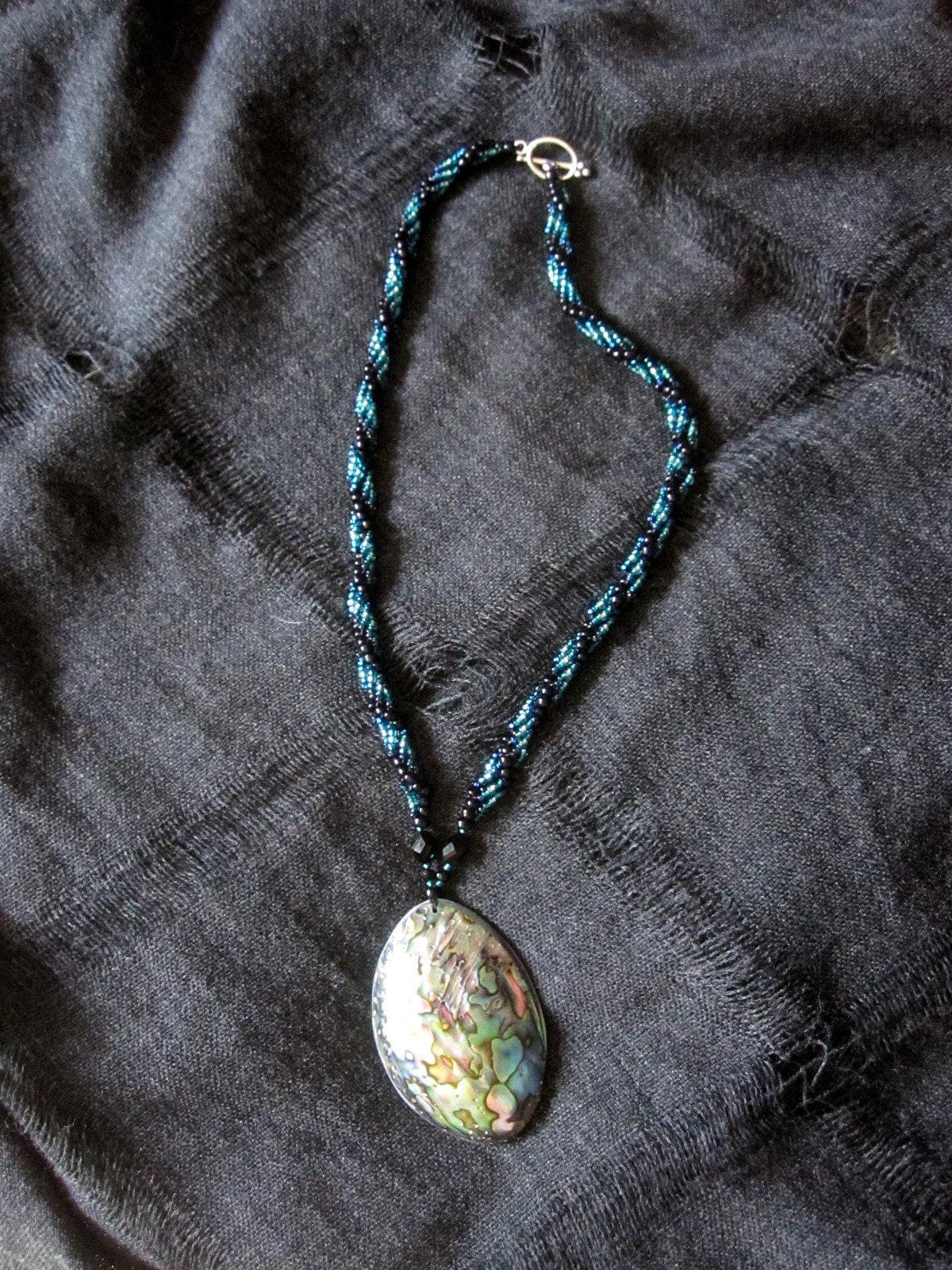 Abalone Beaded Necklace
