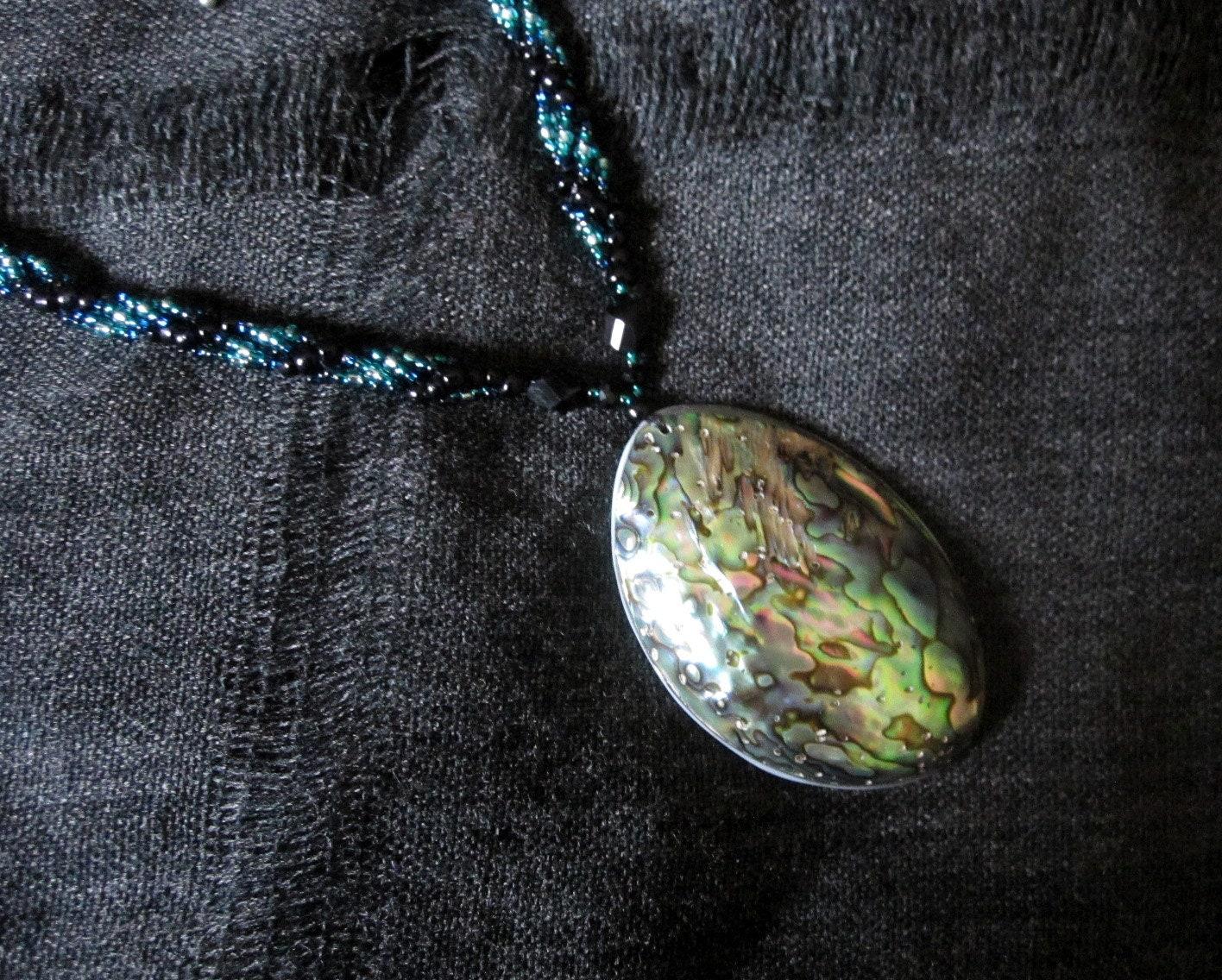 Abalone Beaded Necklace