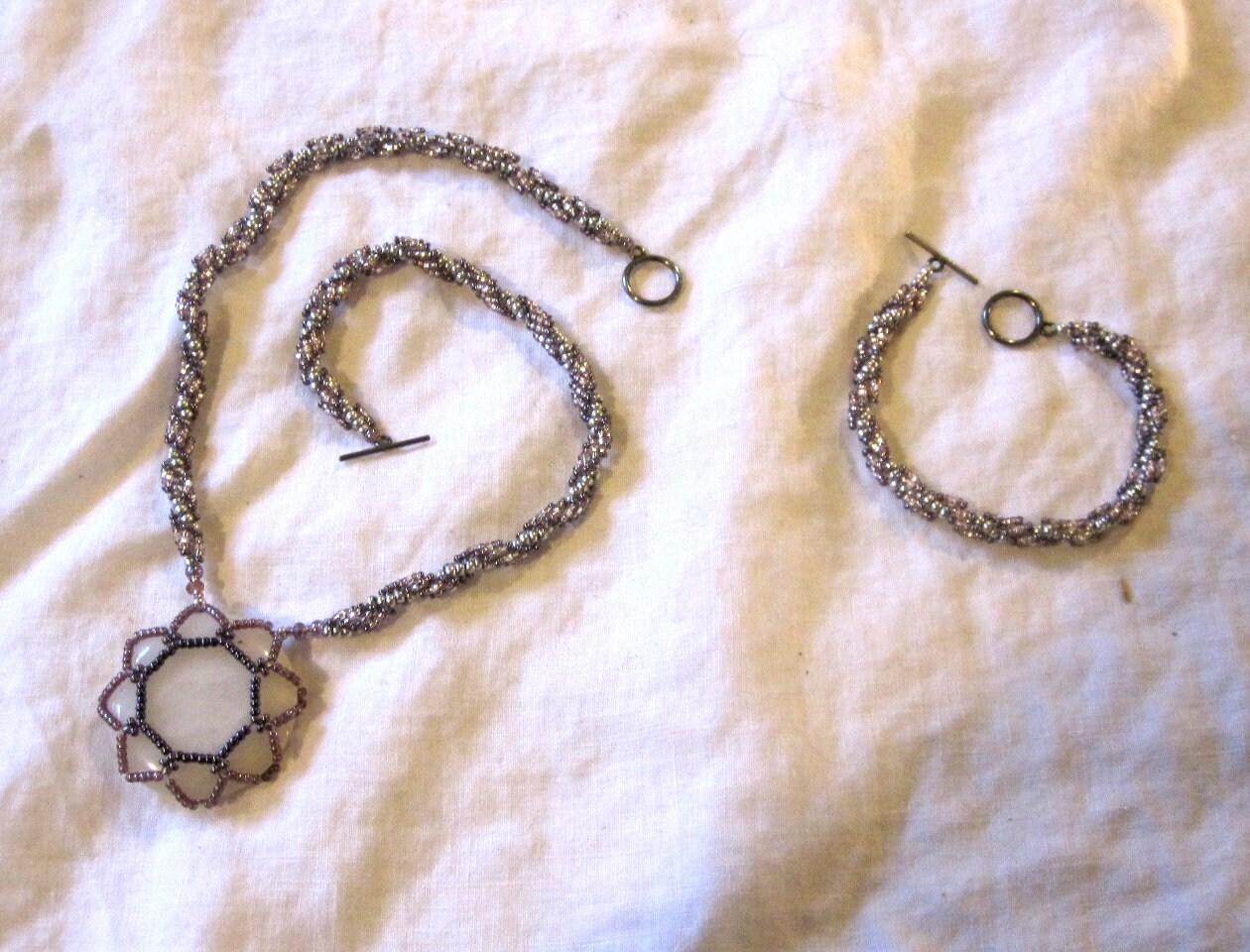 Quartz - Bead Rope Necklace