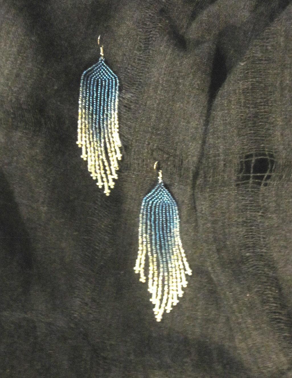 Beaded Fringe Earrings
