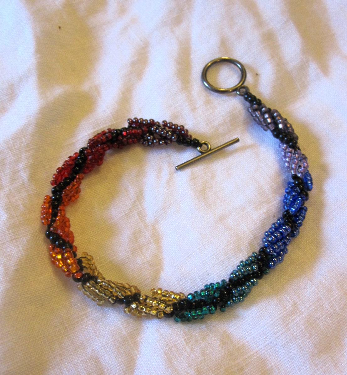 Rainbow Necklace - with matching bracelet