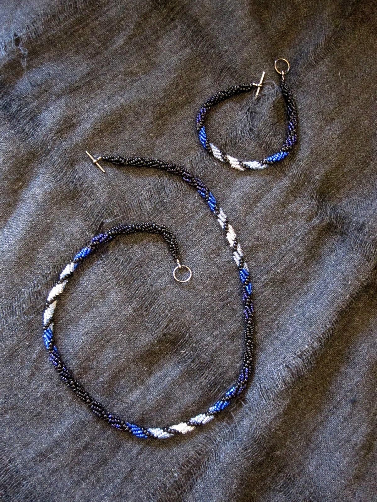 Spiral Stitch Necklace