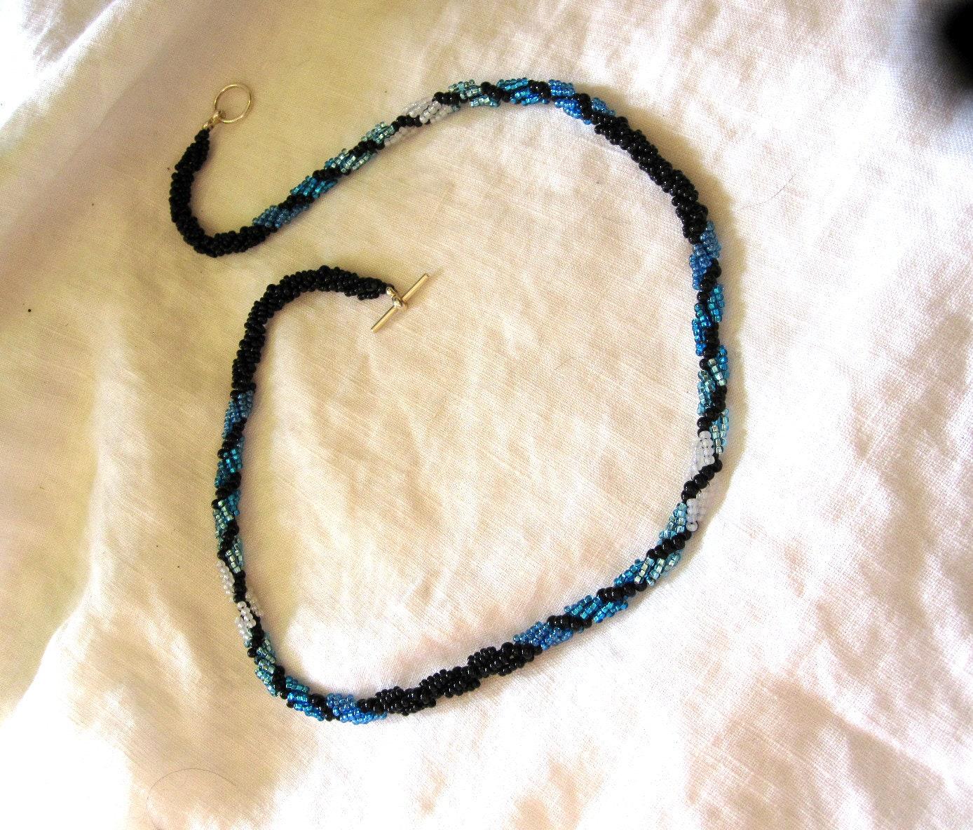 Spiral Stitch Necklace