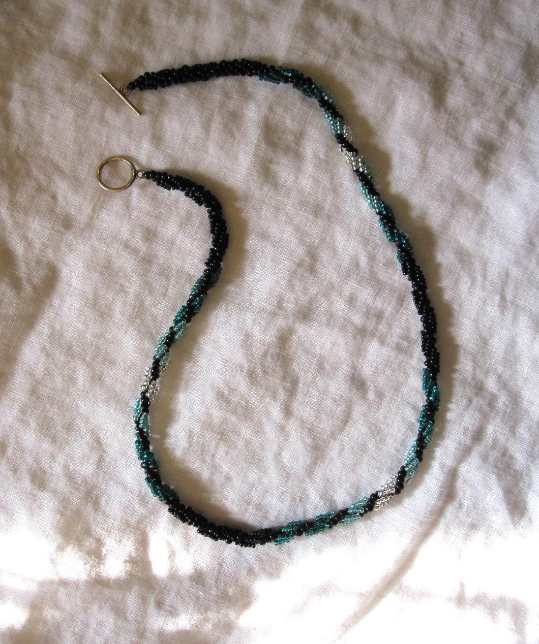 Spiral Stitch Necklace