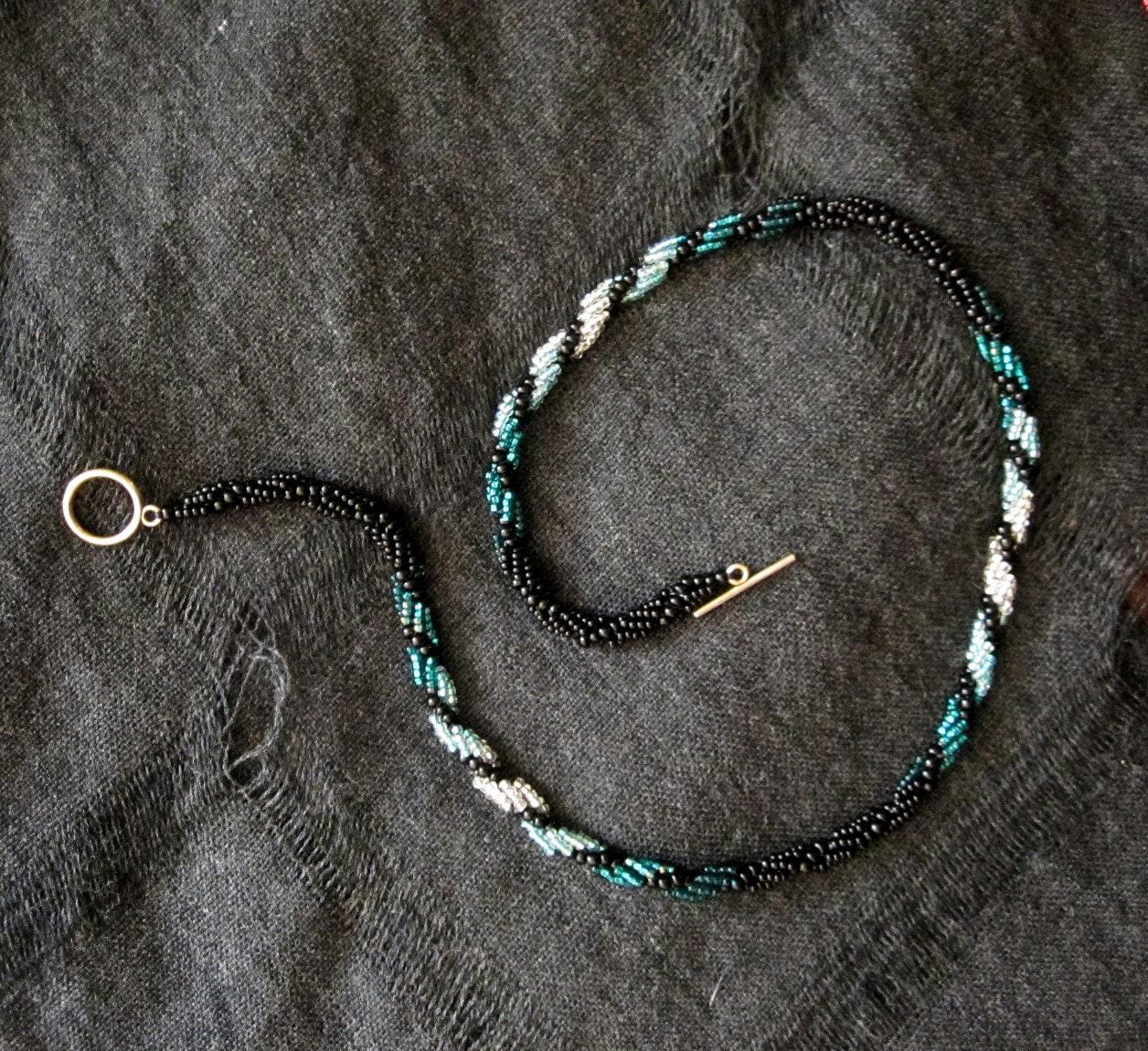 Spiral Stitch Necklace