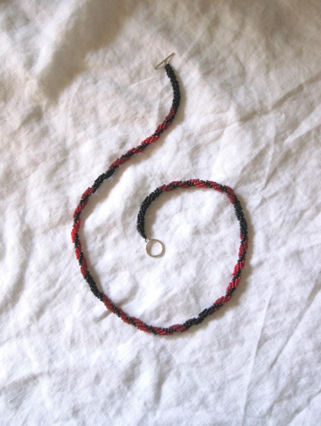 Spiral Stitch Necklace