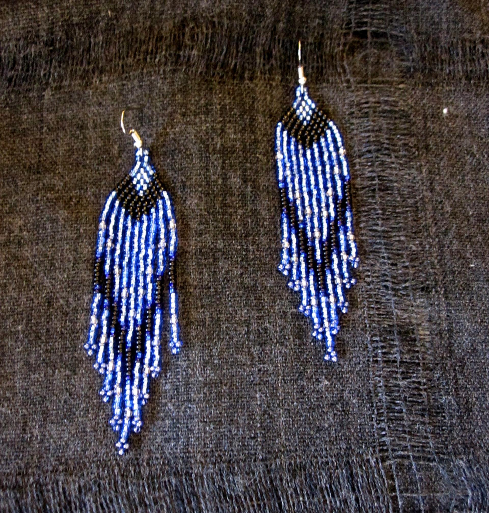 Beaded Fringe Earrings