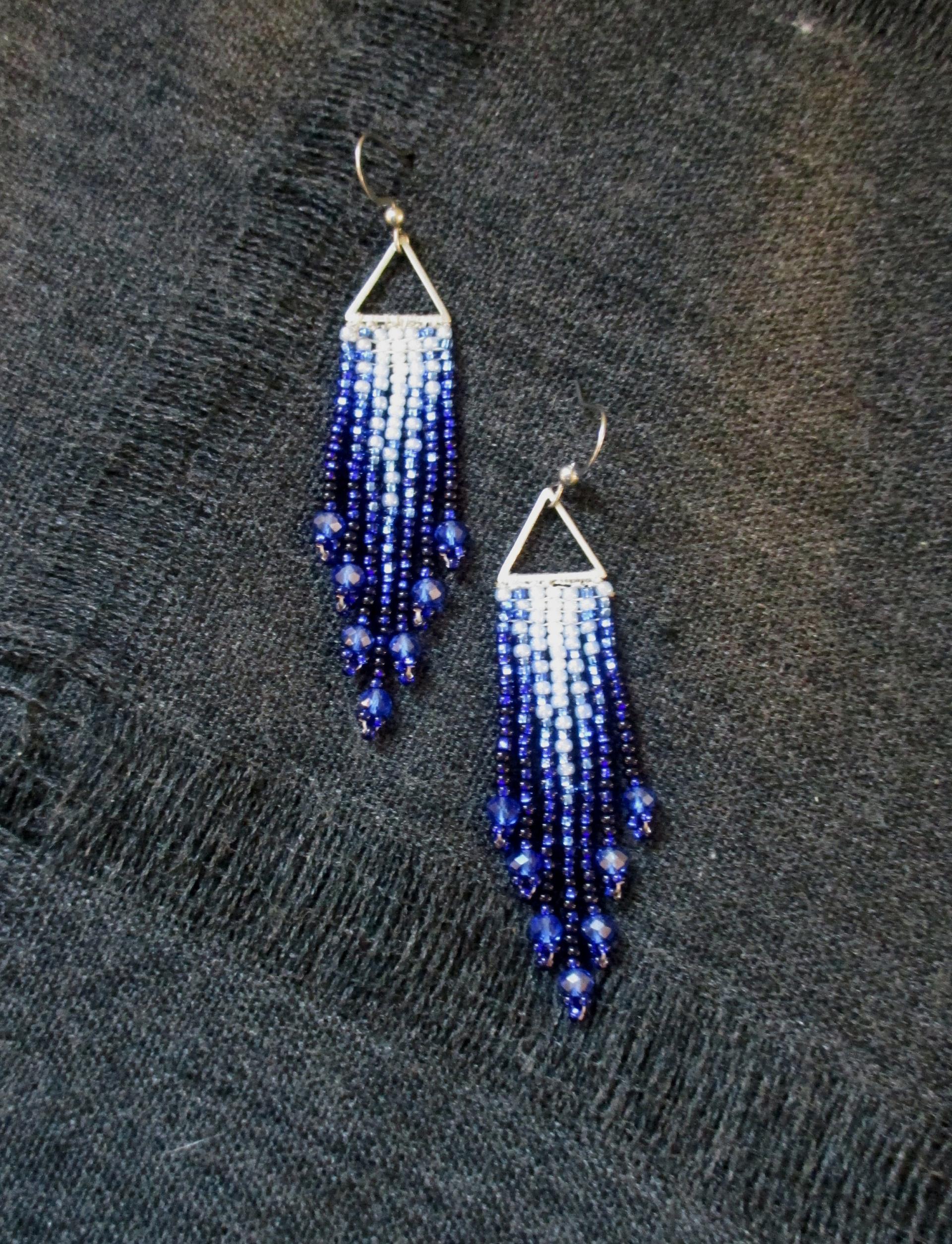 Beaded Fringe Earrings