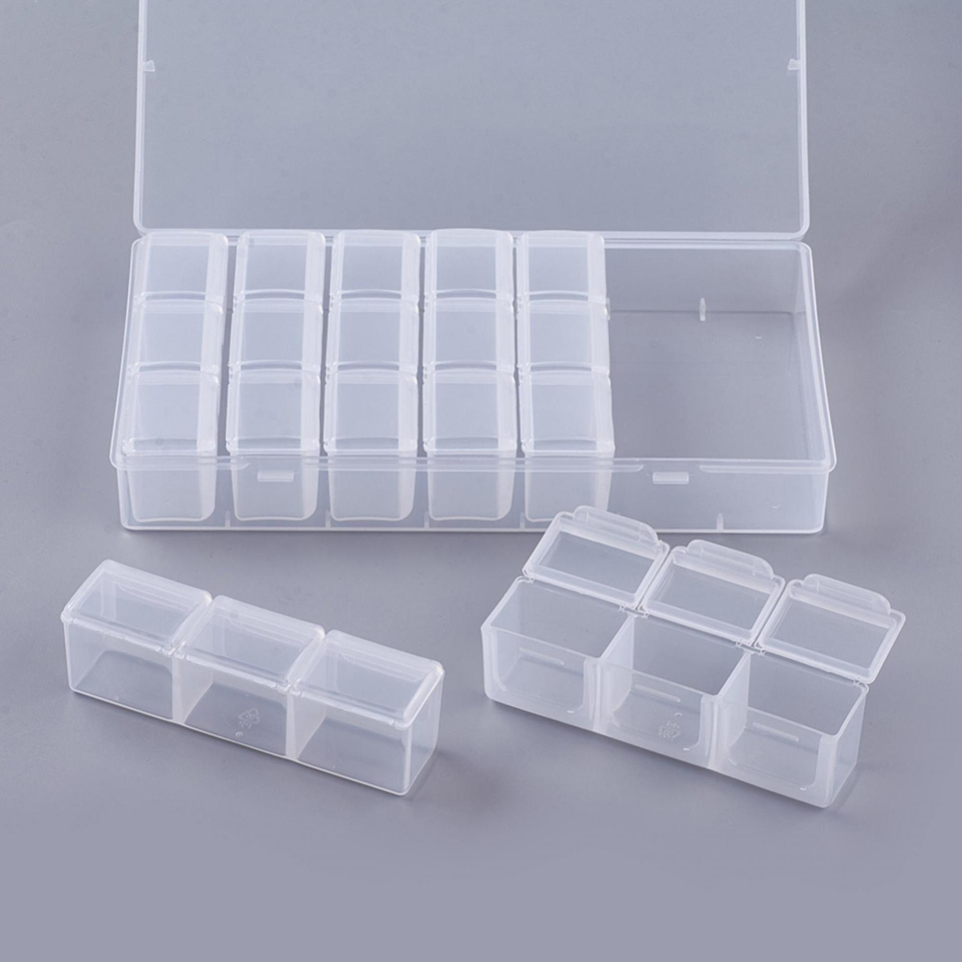 Plastic Containers, Organizers, Bead storage cases  - multiple sizes and styles