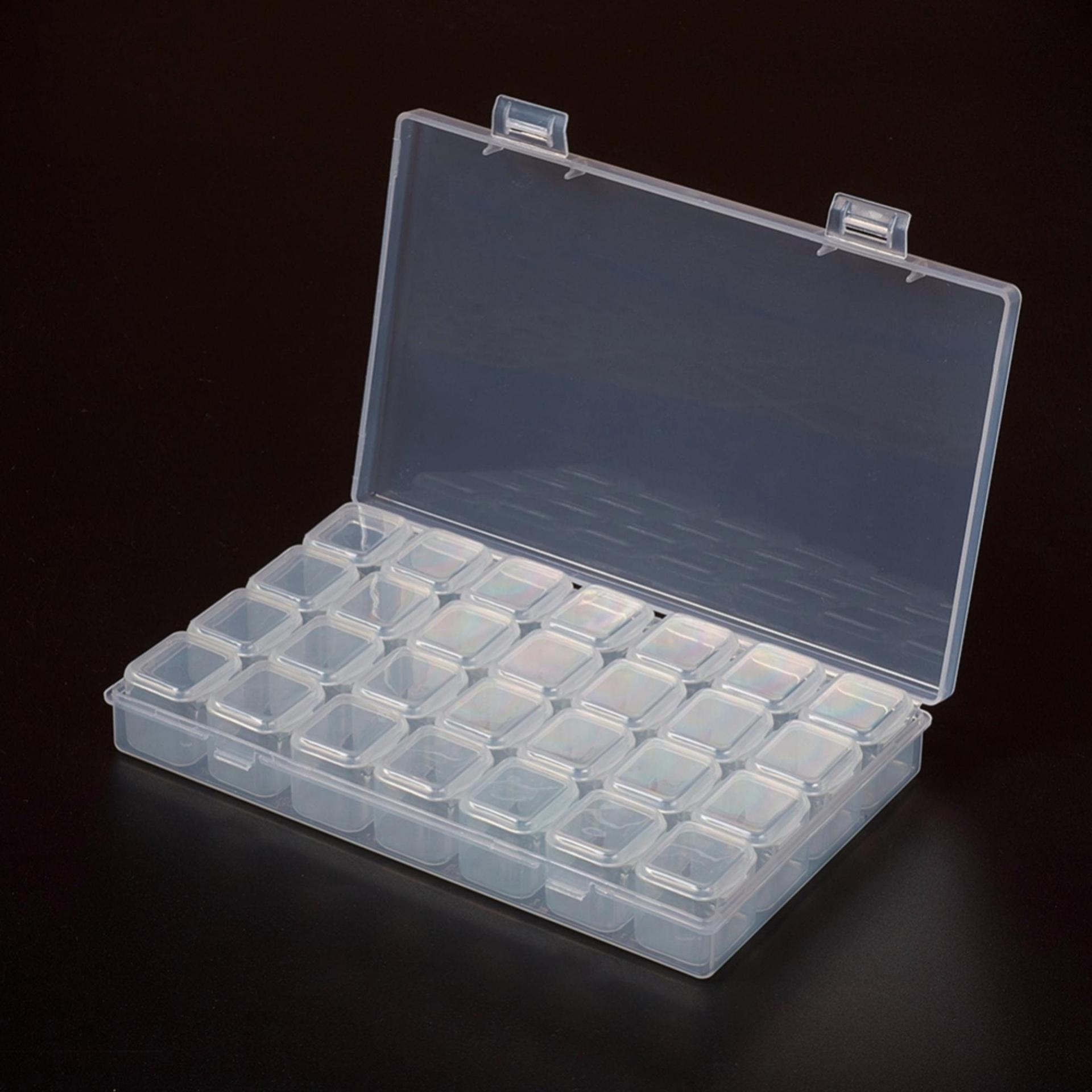 Plastic Containers, Organizers, Bead storage cases  - multiple sizes and styles