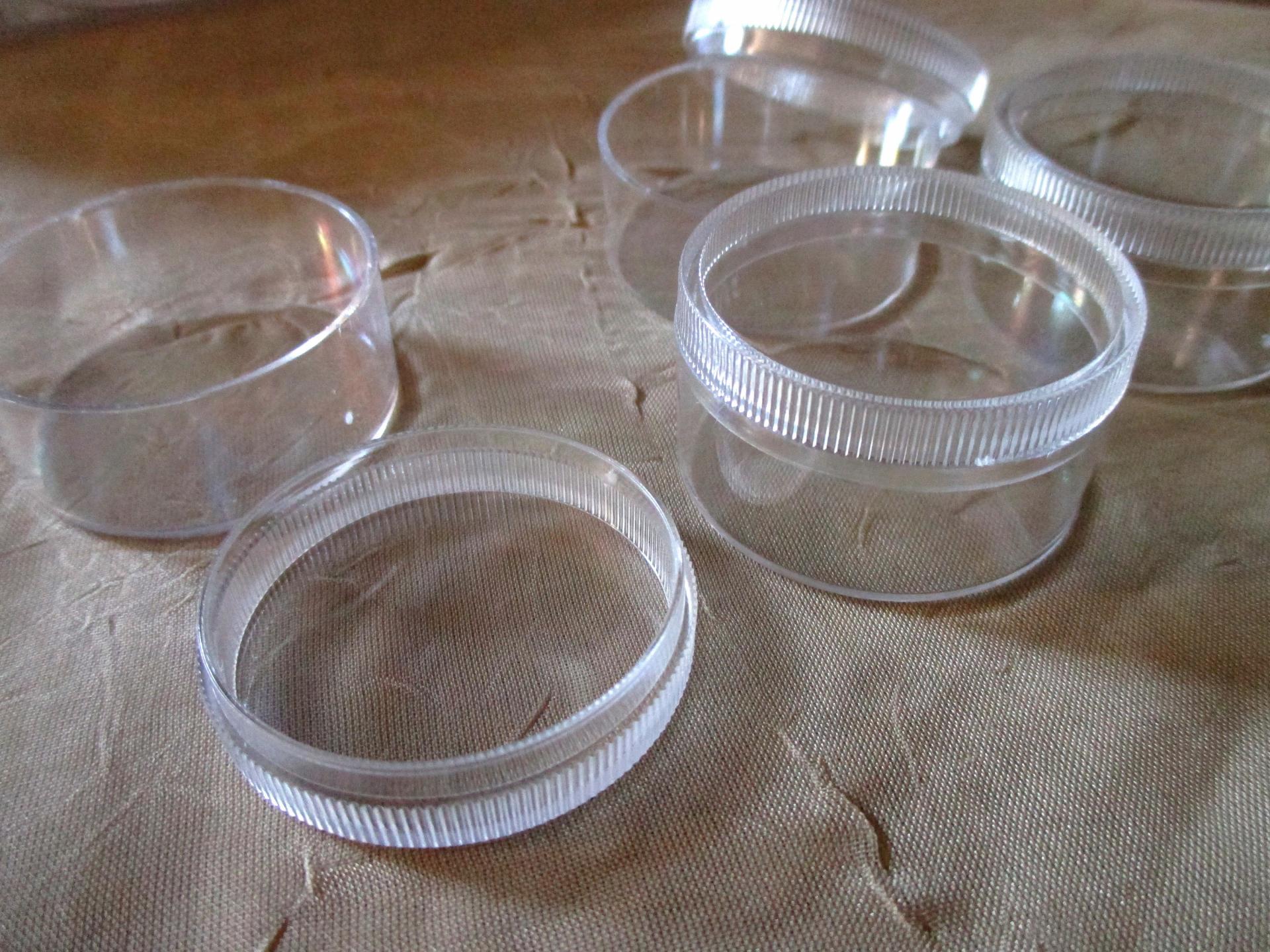 Bead Containers - Bead Organizers, empty bead kits, sets of bead containers in plastic case - multiple sizes and styles