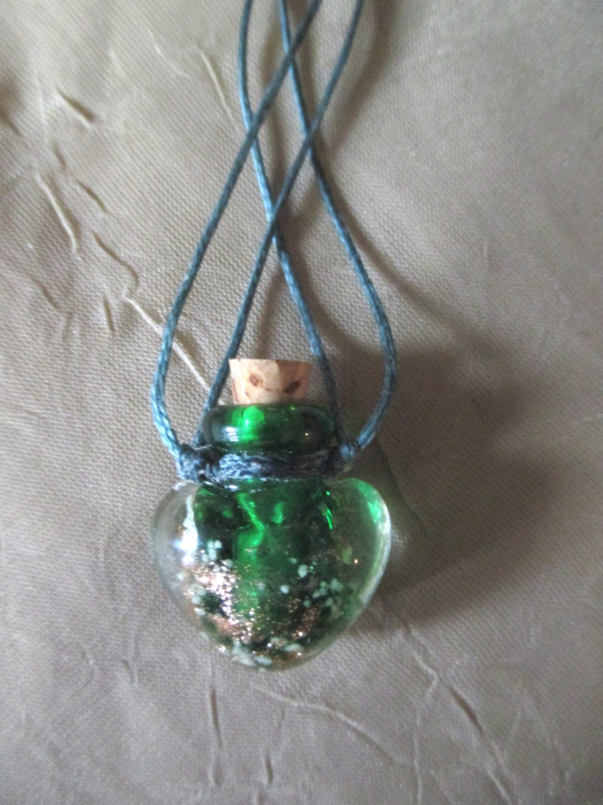 Tiny Jar Necklace with Cork