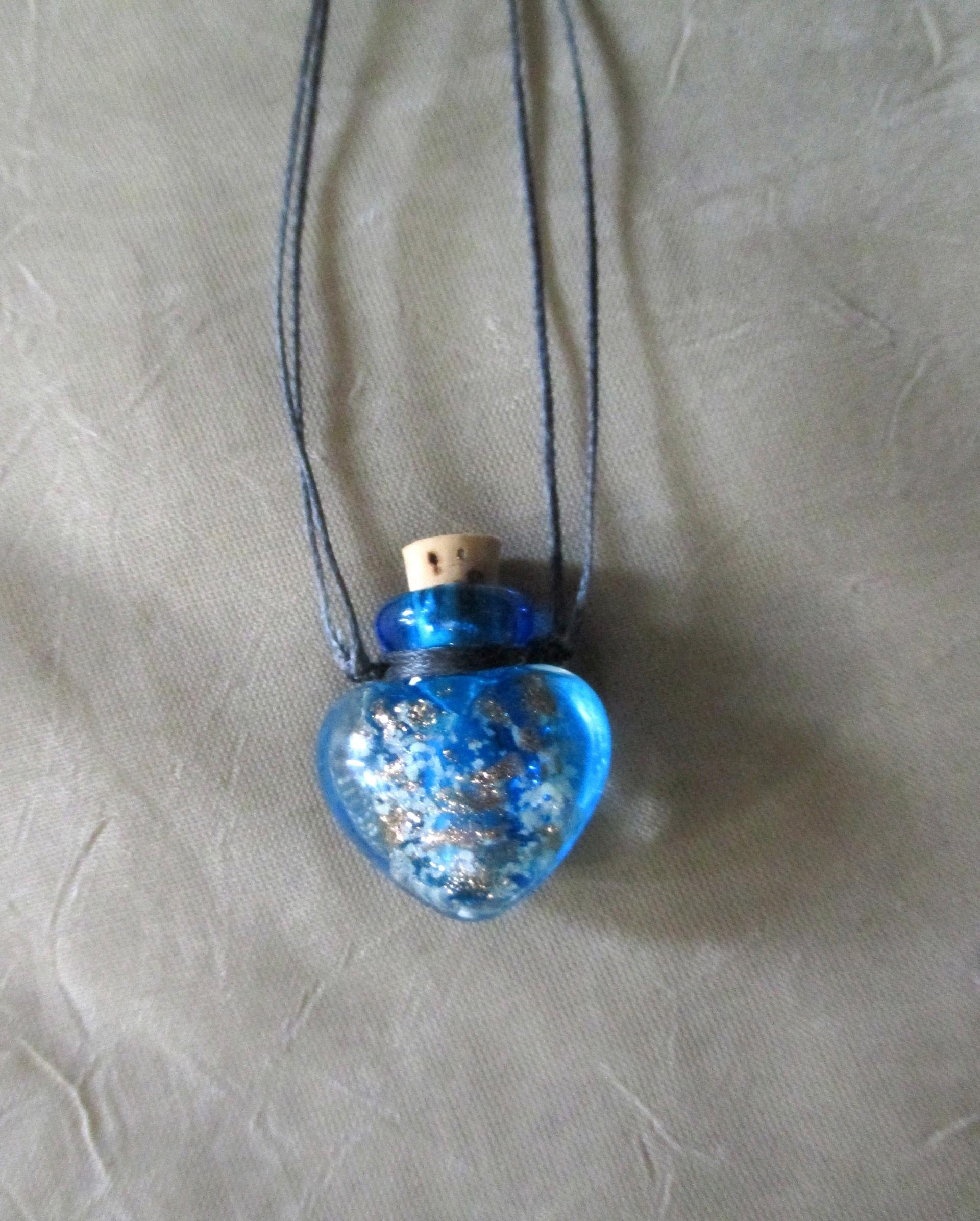 Tiny Jar Necklace with Cork